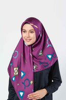 arzu charms square TWILL SILK Large 110cm