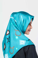 arzu charms square TWILL SILK Large 110cm