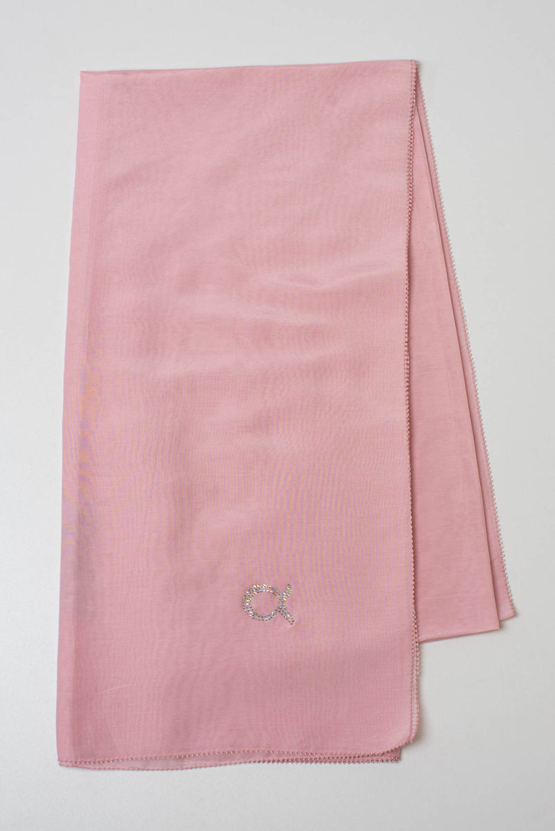 the good wrinkles scarf SILKOT tooth stitch hem
