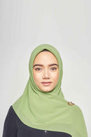stretch-it square Large GEORGETTE Italian stitch hem