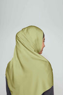 plaintastic mute satin scarf No-Silk Silk™ tooth stitch hem