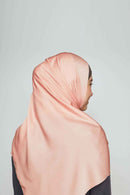plaintastic mute satin scarf No-Silk Silk™ tooth stitch hem