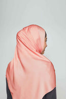 plaintastic mute satin scarf No-Silk Silk™ tooth stitch hem