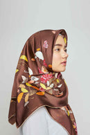 wet weather, don't care square TWILL SILK 100cm