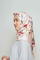 wet weather, don't care square TWILL SILK 100cm