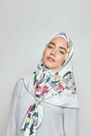 wet weather, don't care square TWILL SILK 100cm