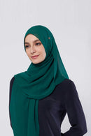 stretch-it scarf GEORGETTE Italian stitch hem