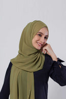 stretch-it scarf GEORGETTE Italian stitch hem