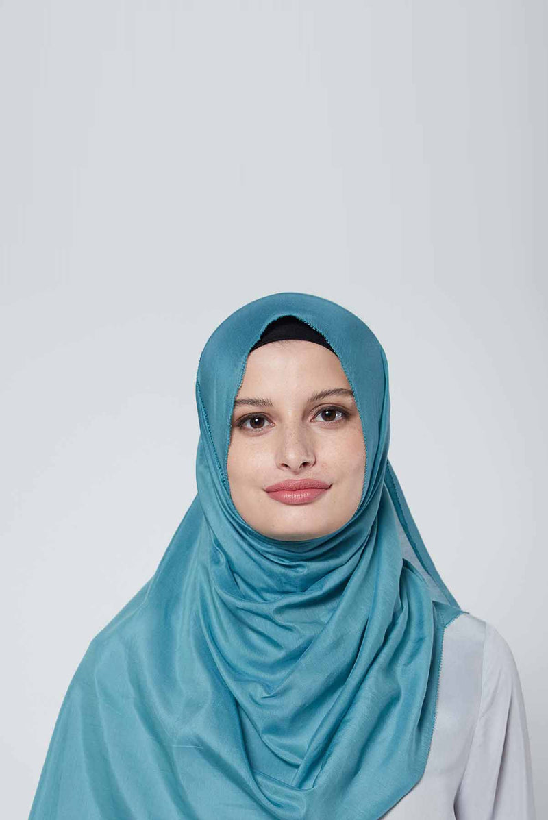 the good wrinkles scarf SILKOT tooth stitch hem