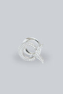 text -- silver ring