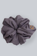 text -- scrunchie subtle purple