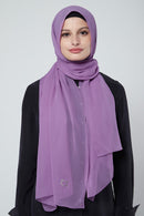 text -- crepe silk lavender