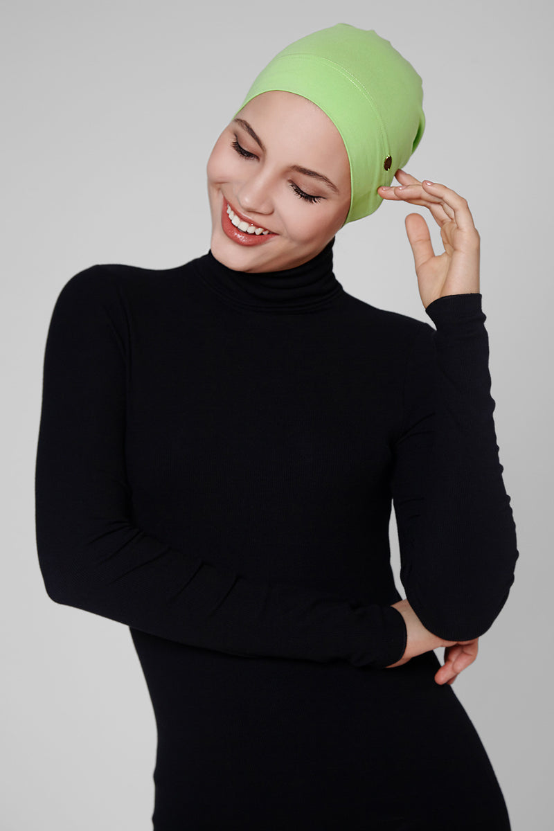 text -- lime green