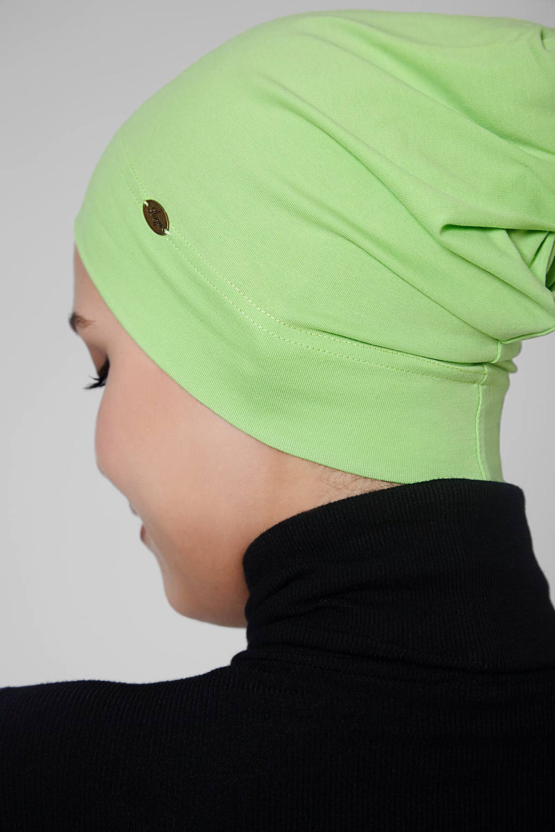 text -- lime green