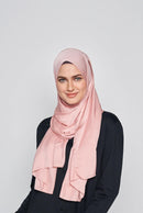plaintastic mute satin scarf No-Silk Silk™ tooth stitch hem