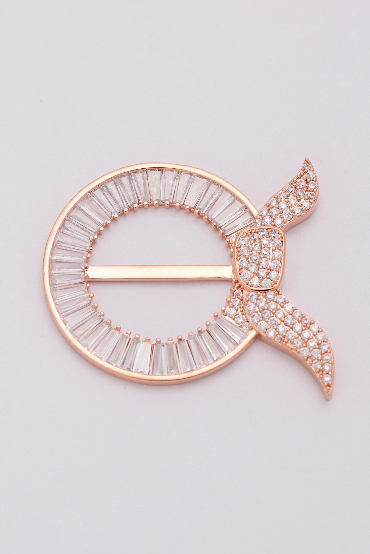 text -- rose gold ring