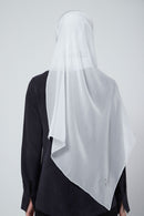 text -- crepe silk pure white