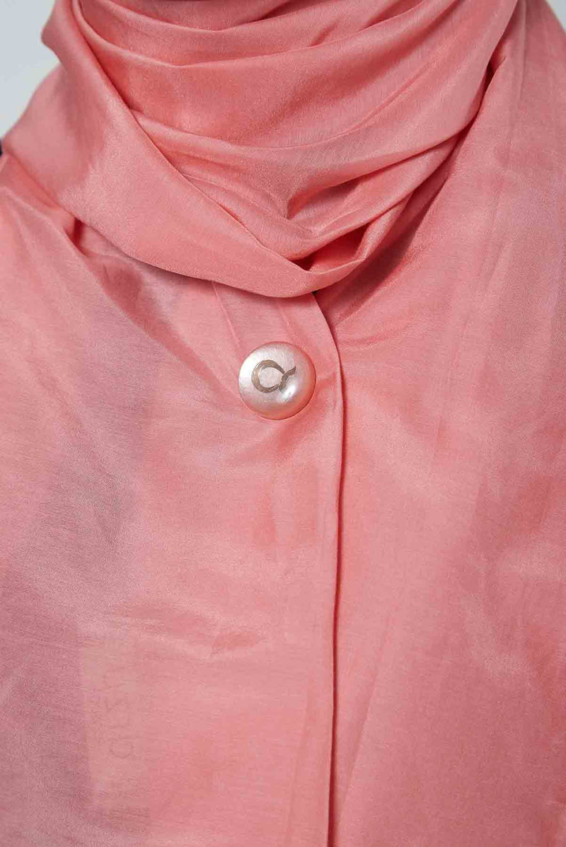 text -- lustrous delicate pink