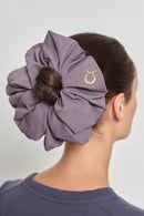 text -- scrunchie subtle purple