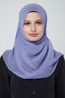 text -- crepe silk violet