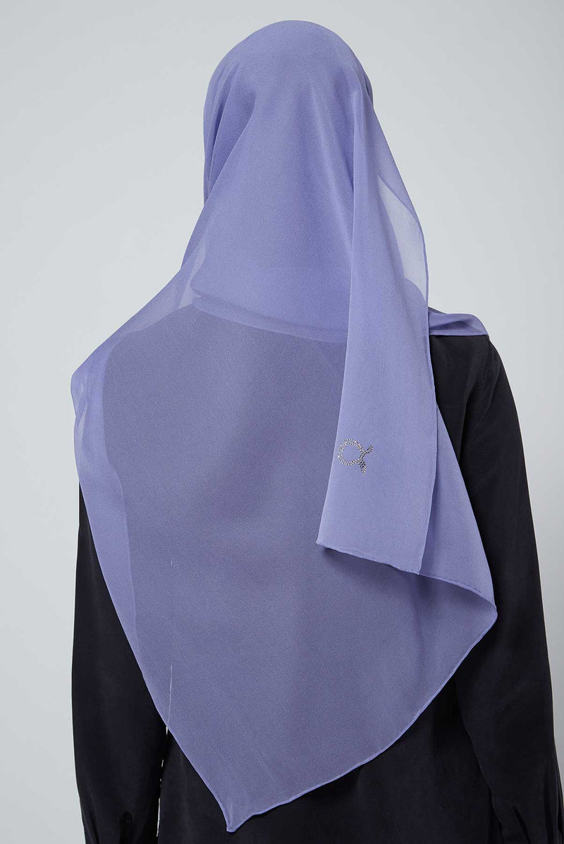 text -- crepe silk violet