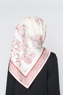 text -- elegant garden ruby ivory