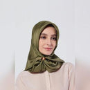 arzu feels like a dream square TWILL SILK Medium with natural silk Shimmer