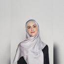 arzu feels like a dream square TWILL SILK Medium with natural silk Shimmer