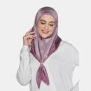 arzu tie the knot TWILL SILK square V2 | printed hijab with natural shimmer