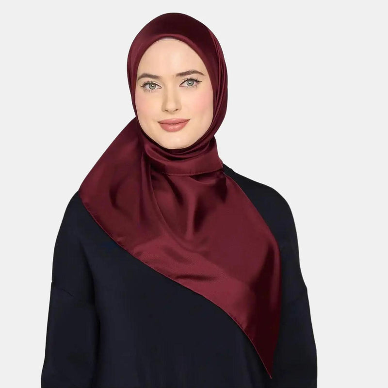 arzu feels like a dream square TWILL SILK Medium with natural silk Shimmer