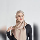 arzu feels like a dream square TWILL SILK Medium with natural silk Shimmer