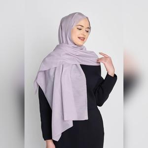 arzu the good wrinkle SILK COTTON long scarf with fine tooth edge | baik untuk ibu