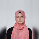 arzu the good wrinkle SILK COTTON long scarf with fine tooth edge | baik untuk ibu