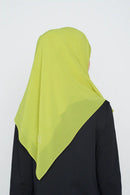 text -- georgette velvet green
