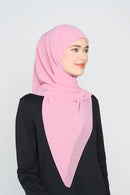 text -- georgette dusty pink