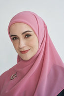 text -- georgette dusty pink
