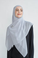 text -- georgette cool grey