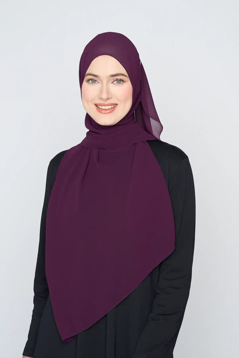 text -- georgette midnight dahlia