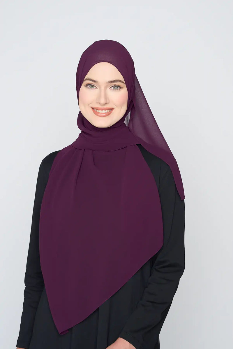 text -- georgette midnight dahlia