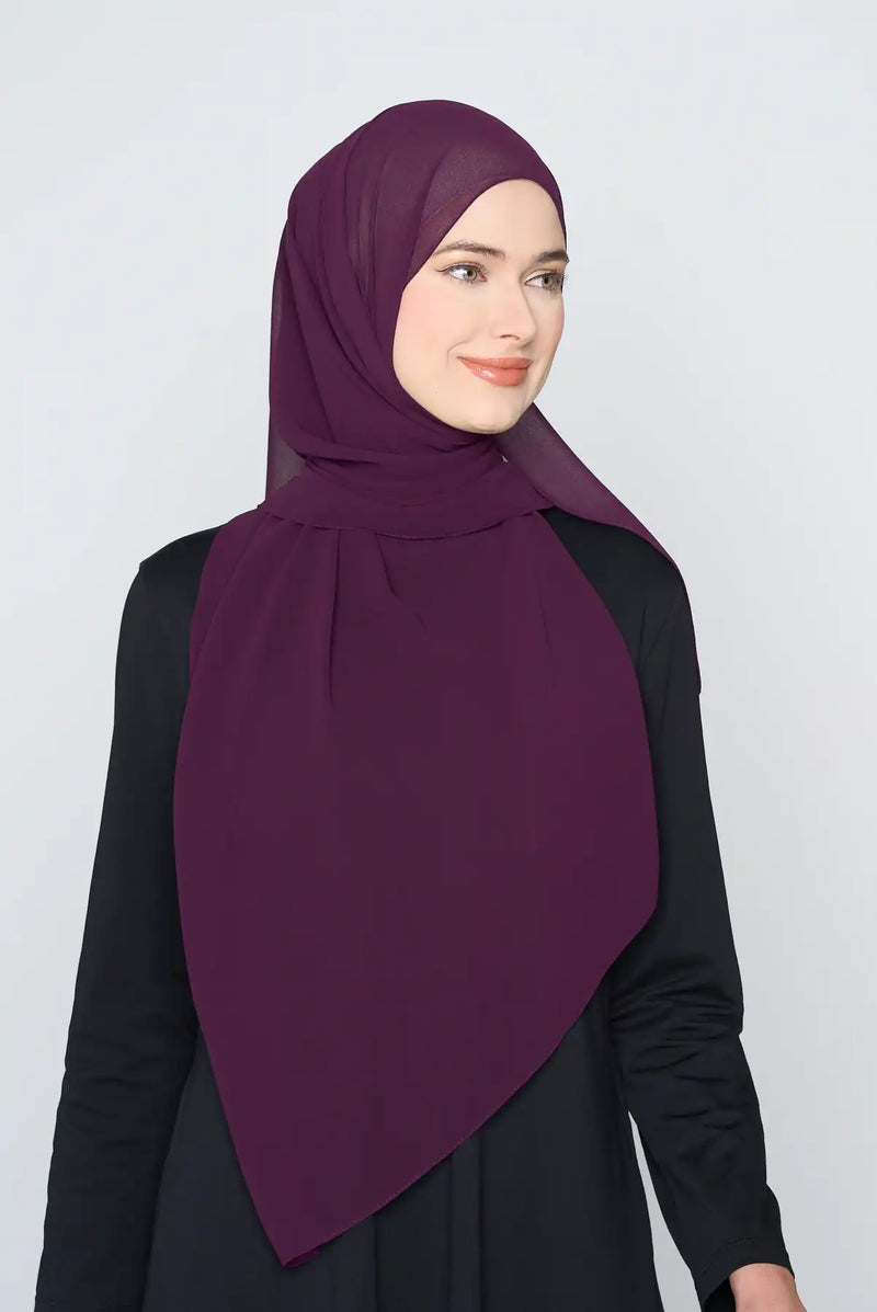 text -- georgette midnight dahlia