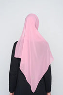 text -- georgette dusty pink