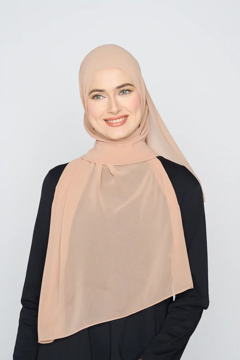 text -- georgette caramel mist