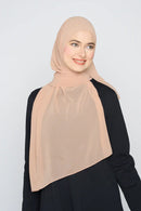 text -- georgette caramel mist