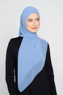 text -- georgette stone blue