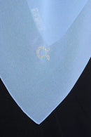 text -- georgette stone blue