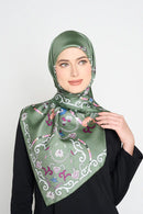 text -- paisley garden green