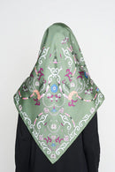 text -- paisley garden green