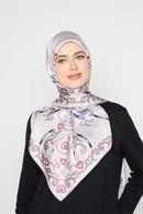 pretty in paisley TWILL SILK large square