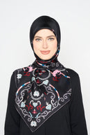 text -- paisley sophisticated black