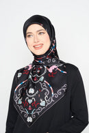 text -- paisley sophisticated black